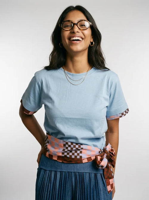 Boxy Tie Tee