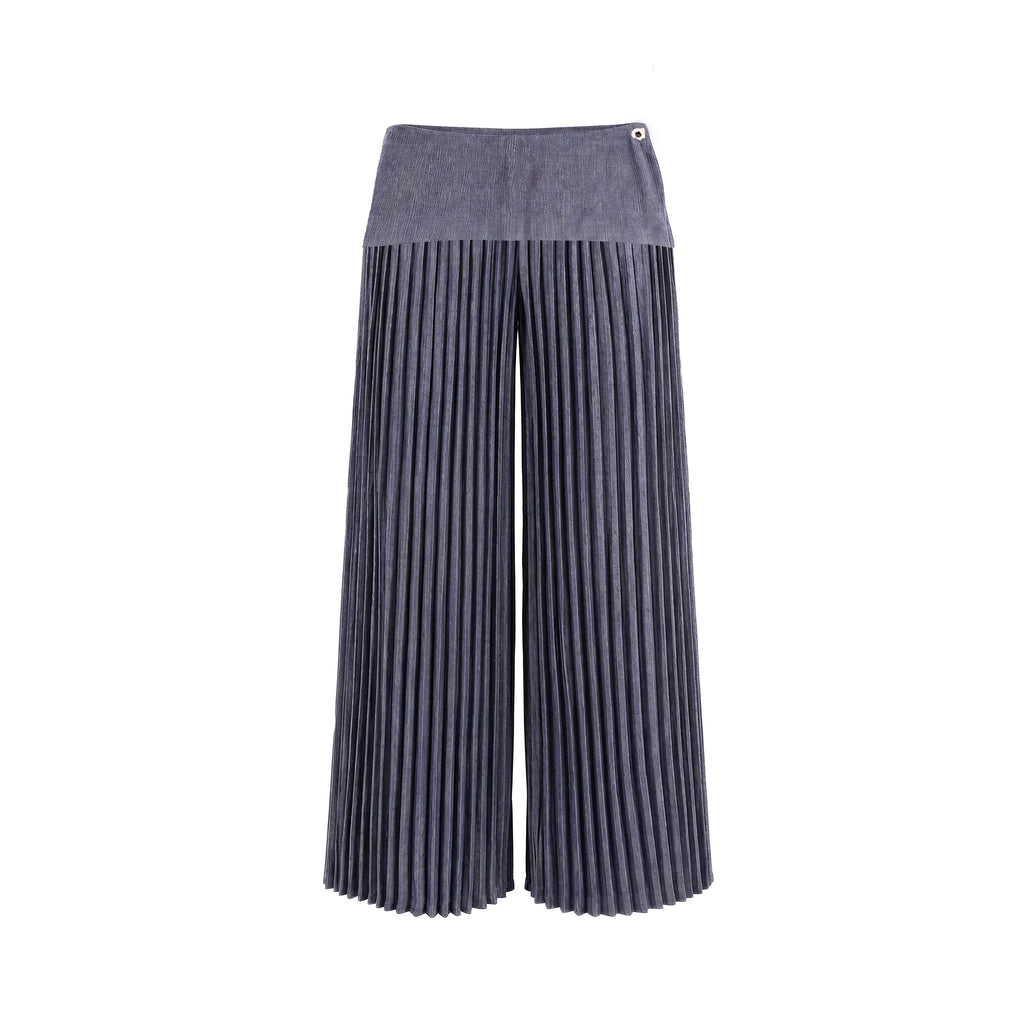 Skirt Waist Pleat Pants