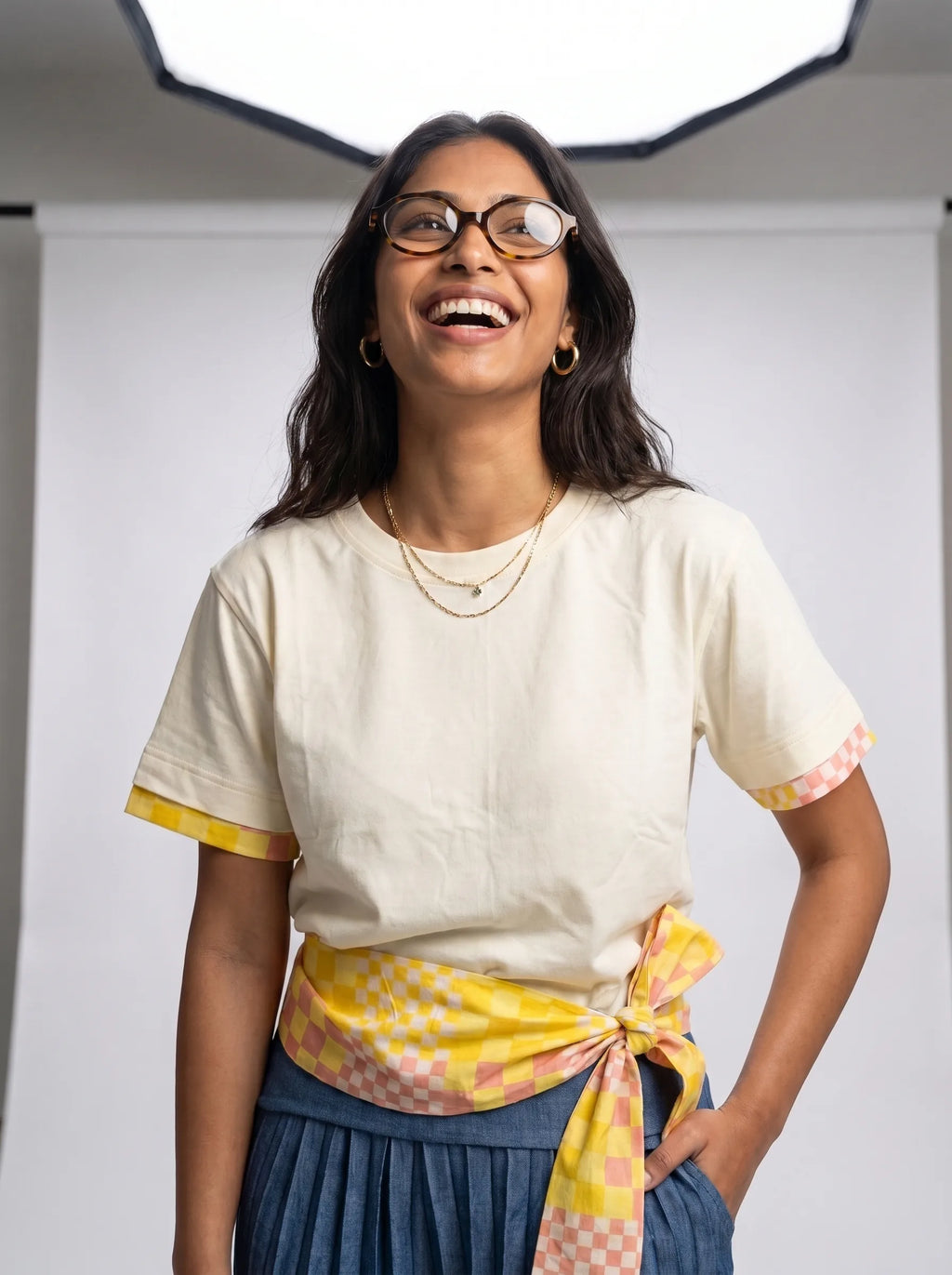 Boxy Tie Tee