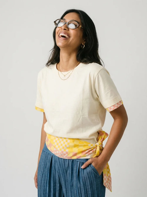 Boxy Tie Tee